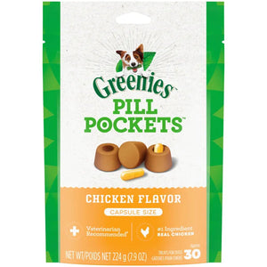 Greenies PILL POCKETS™ Treats for Dogs Chicken Flavor Capsule