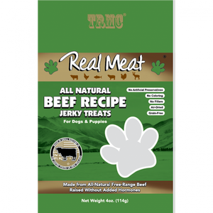 Real Meat Beef Jerky Treat 4 oz-bag : 4 oz