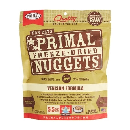 Primal Cat Venison 5.5oz-FreezeDired : 5.5oz