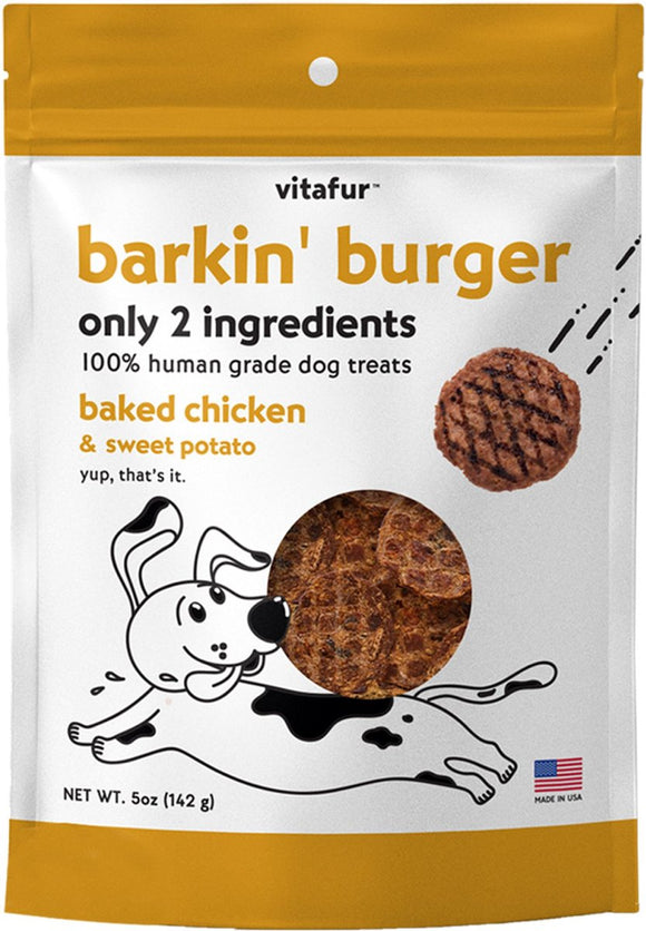 Vitafur Barkin' Burger - Baked  Chicken & Pumpkin