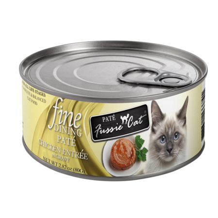 FussieCat Can Fine Dining Pate Chicken Entree in Gravy