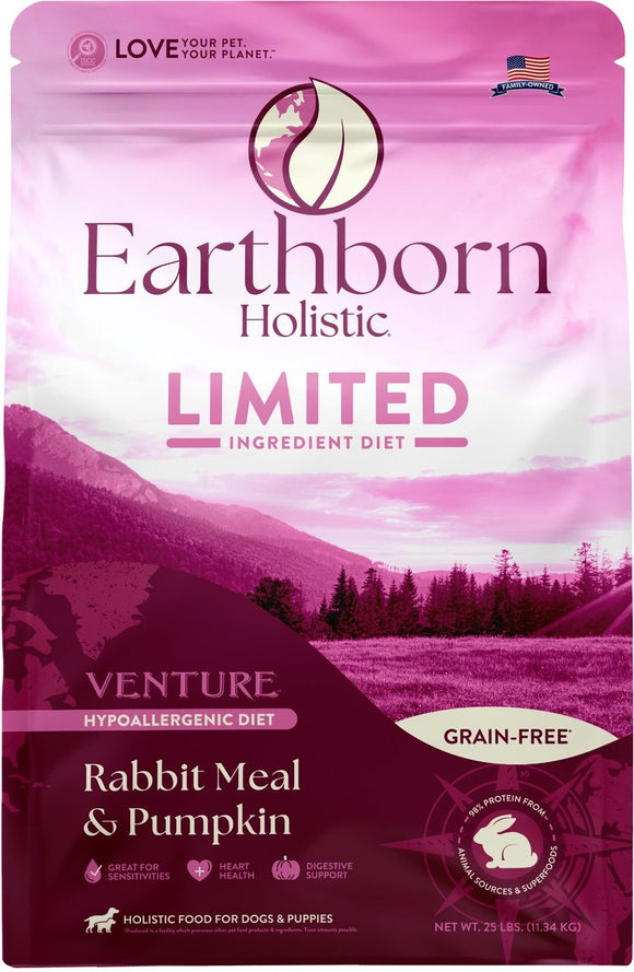 Earthborn Holistic Rabbit and Pumpkin Kibble