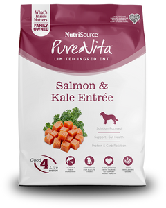NutriSource PureVita Salmon & Kale Entrée Dog Food