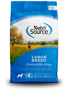 Nutrisource Lg Breed Chicken and Rice 26lb