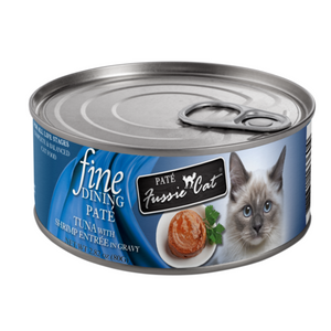 FussieCat Can Fine Dining Pate Tuna w/Shrimp Entree in Gravy