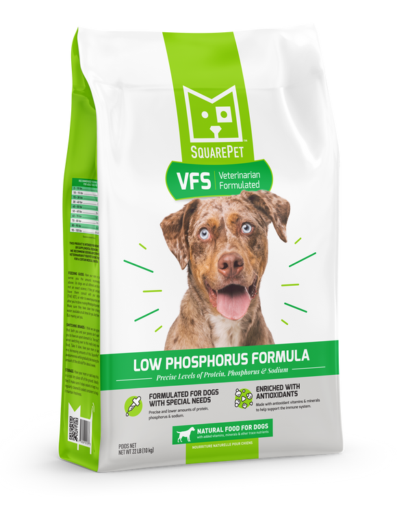 Square Pet VFS Veterinarian  Formula Low Phosphorus Formula Kibble 4.4 lbs