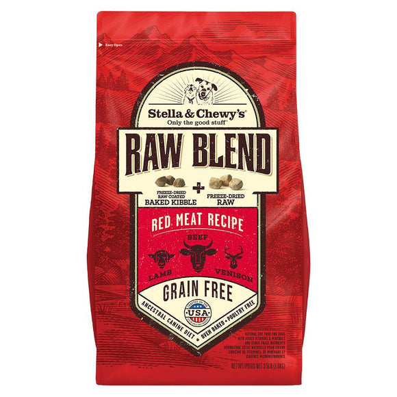 Stella & Chewy's Raw Blend Kibble Red Meat Recipe Dry Dog Food