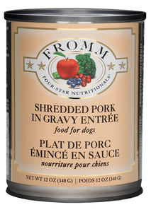 Fromm Four-Star Shredded Pork in Gravy Entrée Dog Food