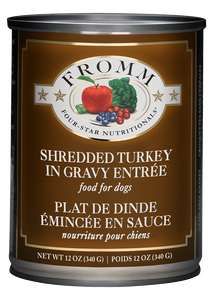 Fromm Four-Star Shredded Turkey in Gravy Entrée Dog Food