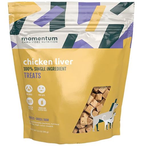 Momentum Chicken Liver Treats-Liver : 3.5oz