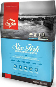 ORIJEN Grain Free Six Fish Dry Cat Food