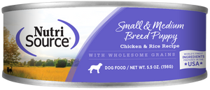 NutriSource Wet Puppy Food for Small & Medium Breeds