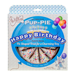 The Lazy Dog Cookie Co Happy Birthday for a Charming Boy Pup-PIE