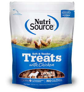 NutriSource Soft & Tender Chicken Treats Dry Dog Treat