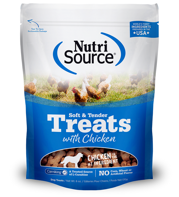 NutriSource Soft & Tender Chicken Treats Dry Dog Treat