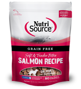 NutriSource Salmon Bites Grain Free Dog Treats