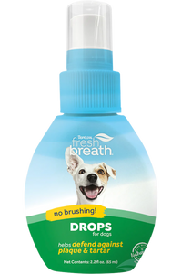 TropiClean Fresh Breath Oral Care Drops for Dogs