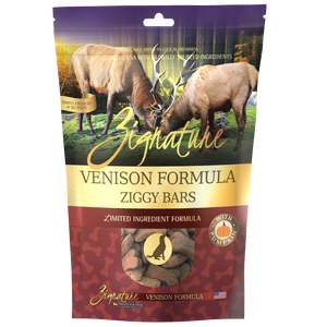 Zignature Ziggy Bars Venison Formula Dog Treats